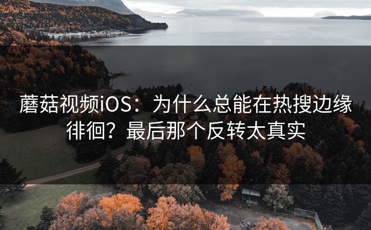 蘑菇视频iOS:为什么总能在热搜边缘徘徊?最后那个反转太真实 蘑菇视频iOS:为什么总能在热搜边缘徘徊?最后那个反转太真实